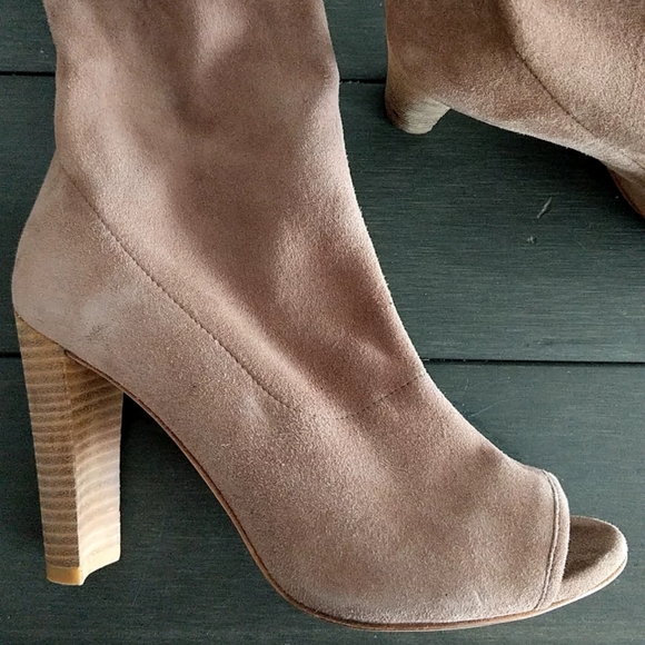 STUART WEITZMAN Peep Toe Ankle Heeled Boots - Picture 13 of 17